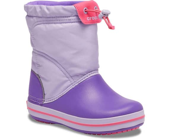 Crocs Crocband LodgePoint Boot Kids Lavender Neon Purple 203509 - 5P8