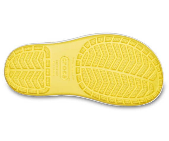Crocs Crocband Rain Boot Kids Yellow Navy 205827 - 734