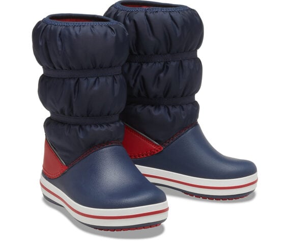 Crocs Crocband Winter Boot Kids Navy Red 206550 - 485