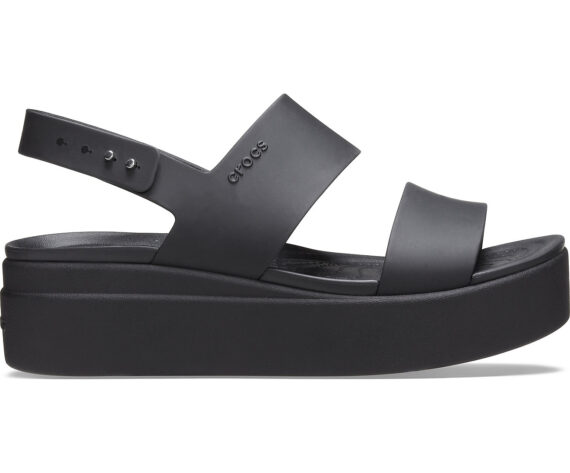 Crocs Brooklyn Low Wedge Black Black 206453 - 060