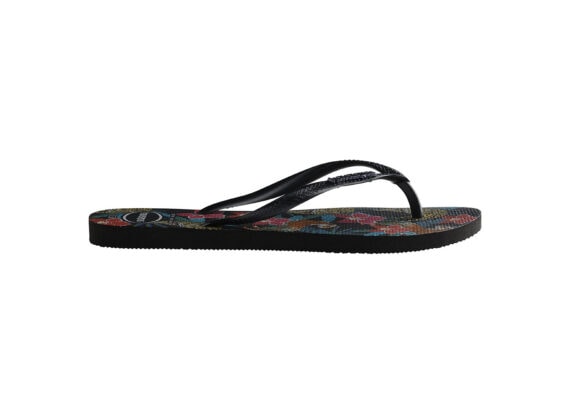 Havaianas Slim Tropical Black Dark Grey Metallic 4122111.2191