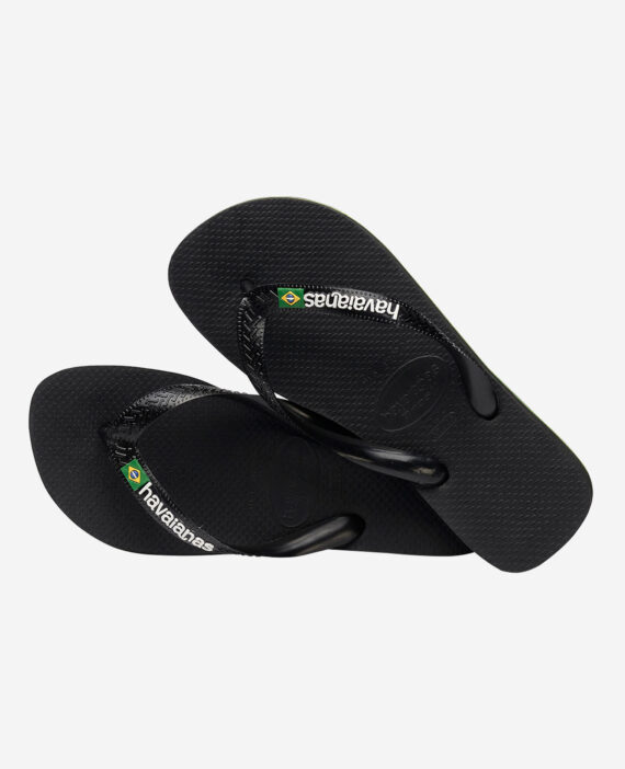 Havaianas Brasil Logo Black/Black 4110850.1069