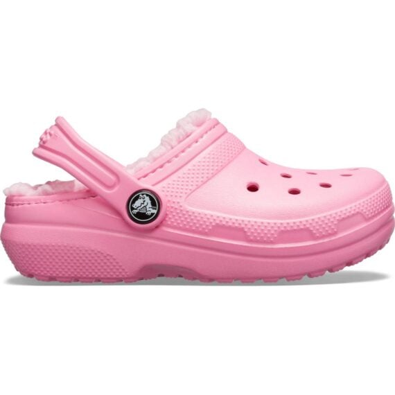 Crocs Kids Classic Lined Clog Pink Lemonade 203506 - 6M3