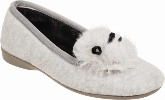 Adams Shoes Closed-Back Fancy Slippers White 716-21534-1