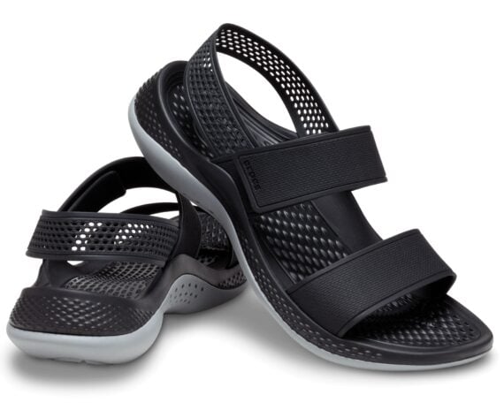 Crocs LiteRide 360 Sandal Black Light Grey 206711 - 02G