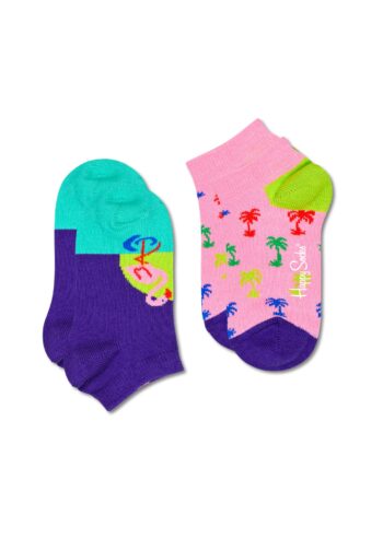 Happy Socks Kids Flamingo Low Socks 2-Pack KFLM02-3300