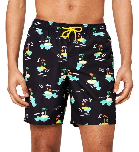 Happy Socks Men's Island In The Sun Swimshorts ISL116-9300