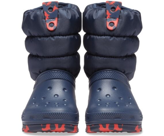 Crocs Kids Classic Neo Puff Boot Navy 207683 207684 - 410