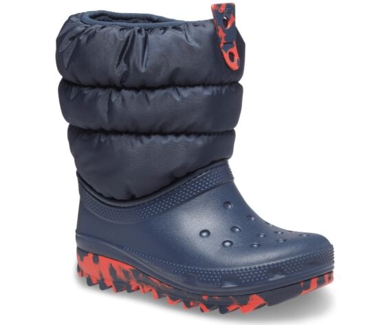 Crocs Kids Classic Neo Puff Boot Navy 207683 207684 - 410