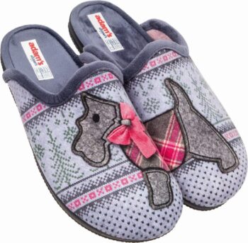 Adams Shoes Woven Doggy Slippers 624-22707