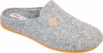 Adams Shoes Felt Light Grey Slippers 716-22502
