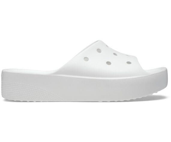 Crocs Classic Platform Slide White 208180 - 100