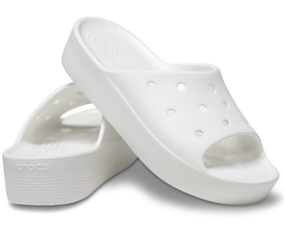 Crocs Classic Platform Slide White 208180 - 100