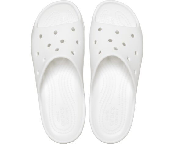 Crocs Classic Platform Slide White 208180 - 100