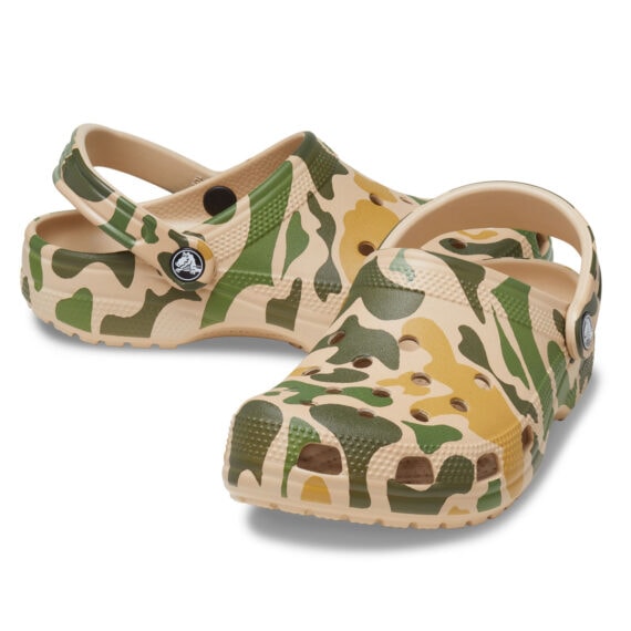 Crocs Classic Printed Camo Clog Chai/Tan 206454-2Y6