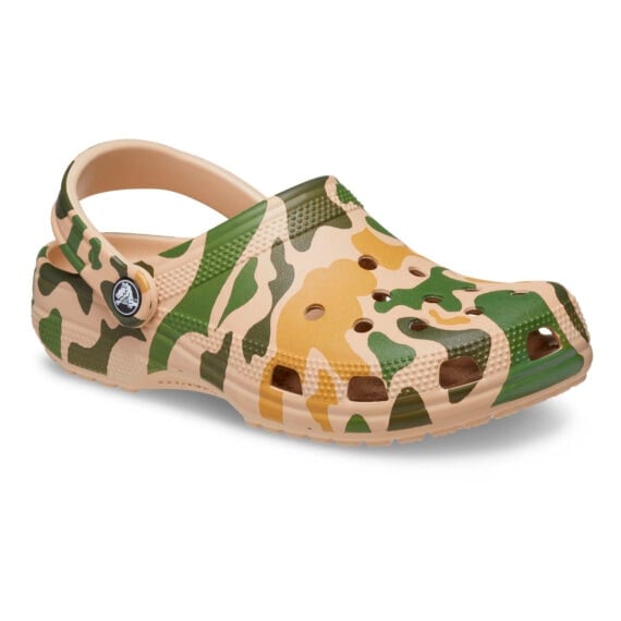 Crocs Classic Printed Camo Clog Chai/Tan 206454-2Y6