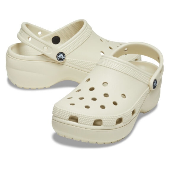 Crocs Classic Platform Clog Bone 206750-2Y2