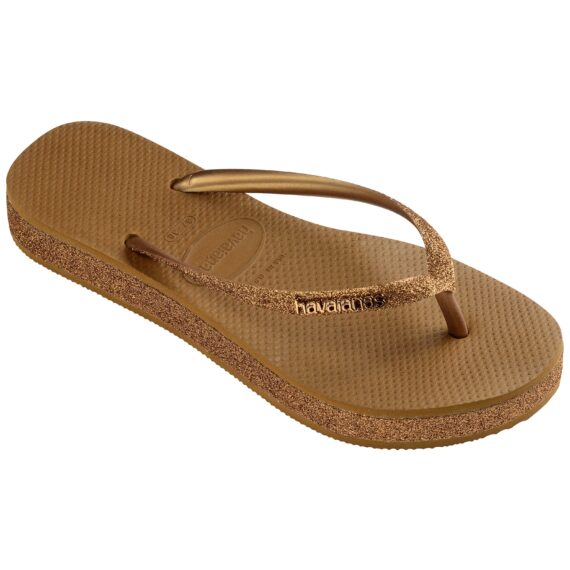 Havaianas Slim Flatform Sparkle Bronze 4147256.1856