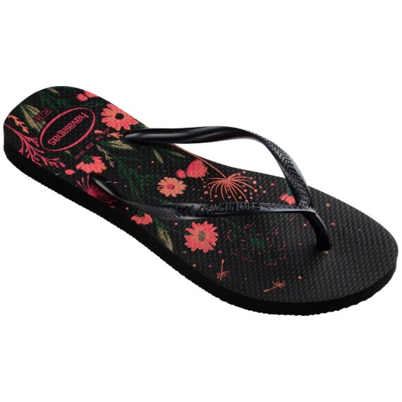 Havaianas Slim Organic Black/Pink 4132823.1191