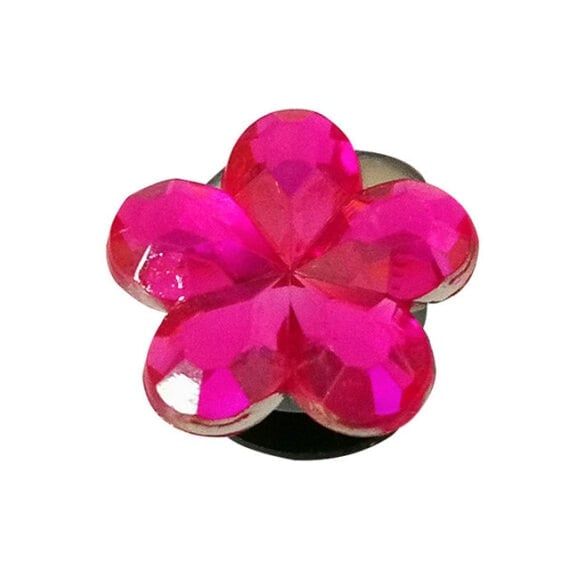 Faux Jewel Flower Shaped Charm 3