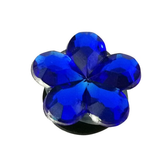 Faux Jewel Flower Shaped Charm 4