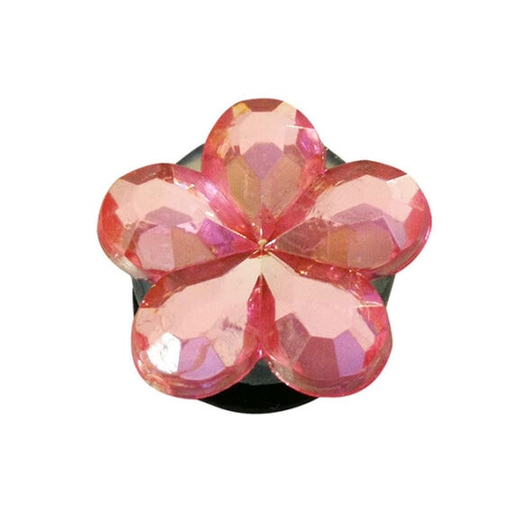 Faux Jewel Flower Shaped Charm 6