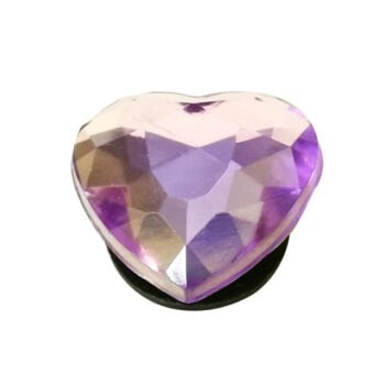 Faux Jewel Heart Shaped Charm 4