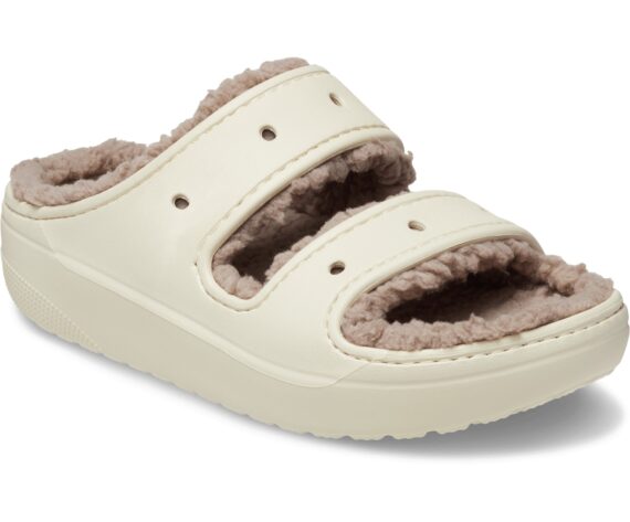 Crocs Classic Cozzzy Sandal Bone Mushroom 207446 - 2YC
