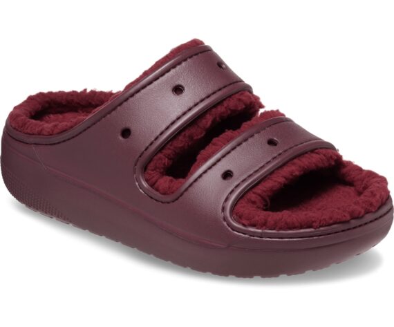 Crocs Classic Cozzzy Sandal Dark Cherry 207446 - 6WD