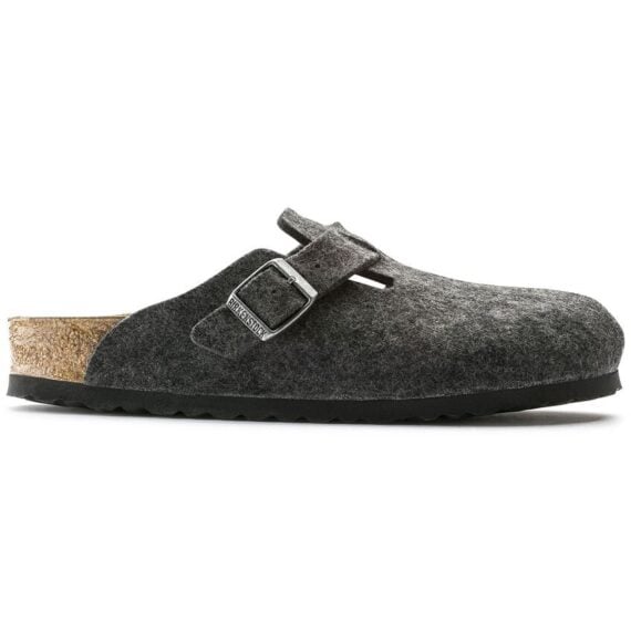 Birkenstock Boston Wool Felt Anthracite 0160371/0160373