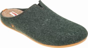Adams Shoes Felt Men Deep Green Slippers 739 - 23503