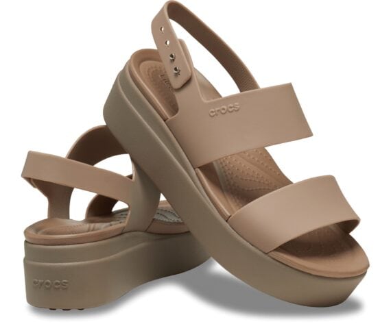 Crocs Brooklyn Low Wedge Latte Mushroom 206453 - 2EL