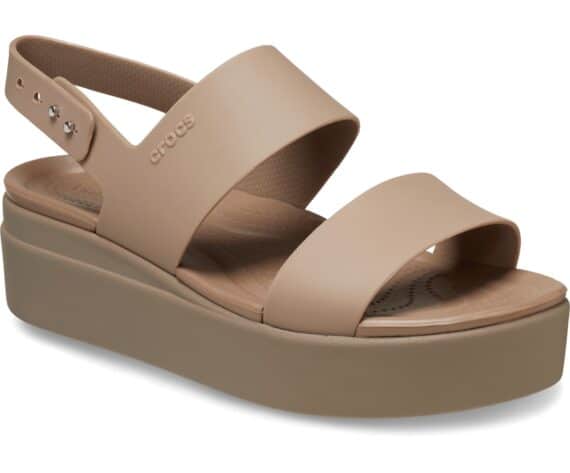 Crocs Brooklyn Low Wedge Latte Mushroom 206453 - 2EL