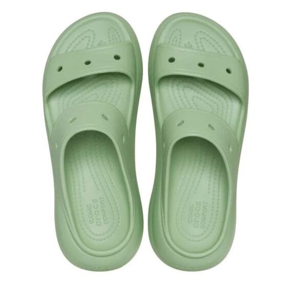 Crocs Classic Crush Sandal Fair Green 207670 - 374