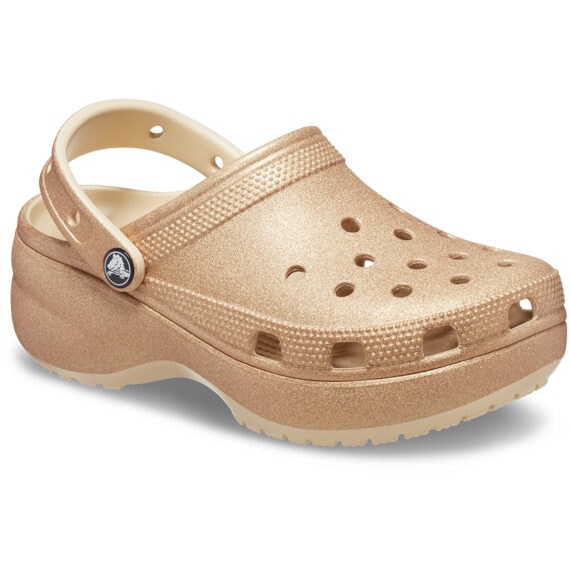 Crocs Classic Platform Glitter Clog Shitake 207241 - 2DS