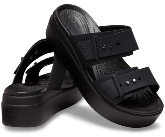 Crocs Brooklyn Low Wedge Black 207431-001