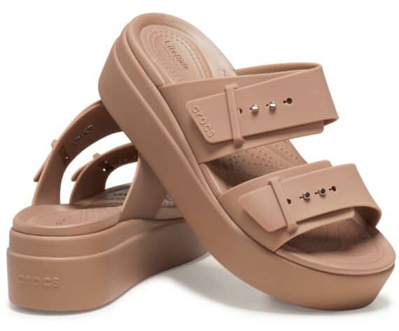 Crocs Brooklyn Low Wedge Latte 207431-2Q9