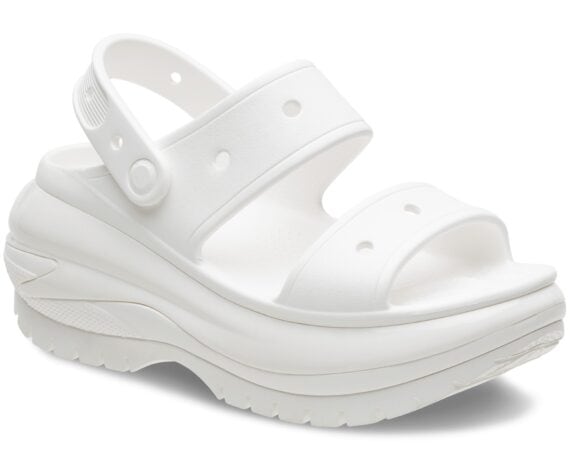 Crocs Mega Crush Sandal White 207989-100