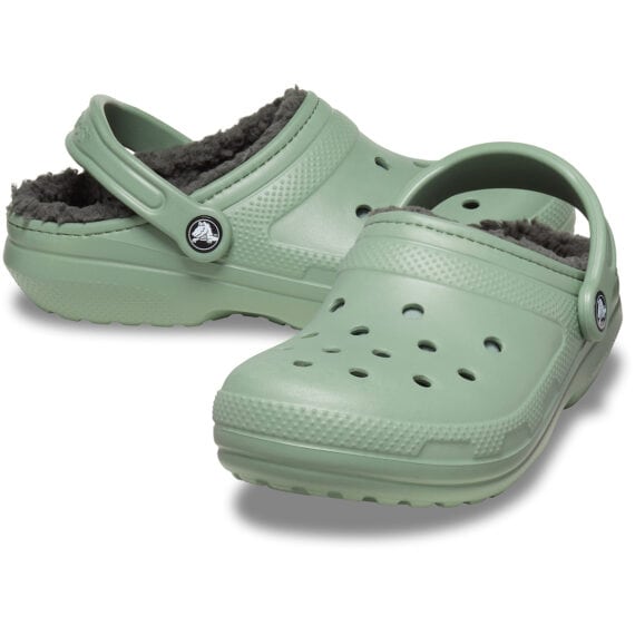 Crocs Classic Lined Clog Moss/Multi 203591 - 3WP