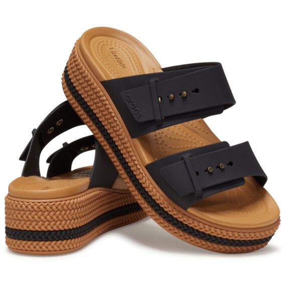 Crocs Brooklyn Woven Buckle Black 209978 - 001