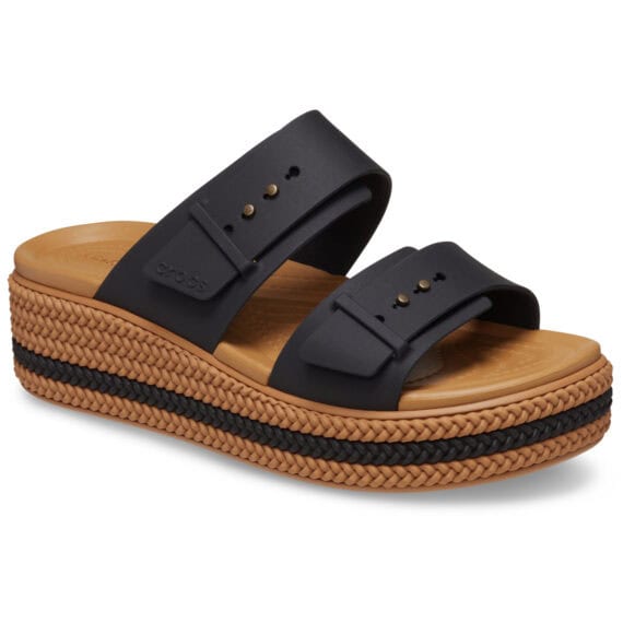 Crocs Brooklyn Woven Buckle Black 209978 - 001