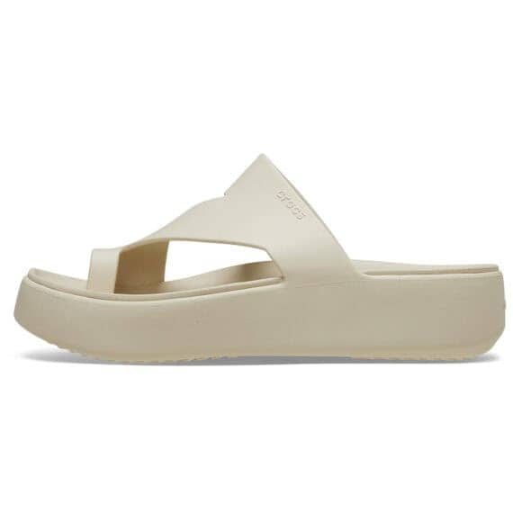 Crocs Getaway Platform Toe Loop Sandstone 210834 - 0LH