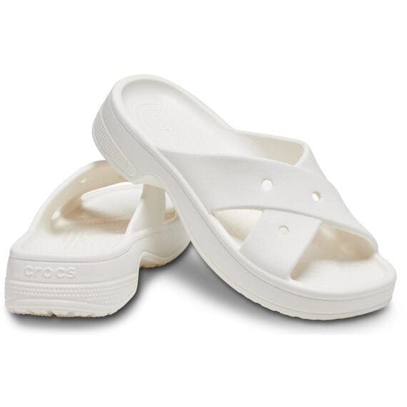 Crocs Classic Women's Cross Strap Chalk 210840 - 0WC