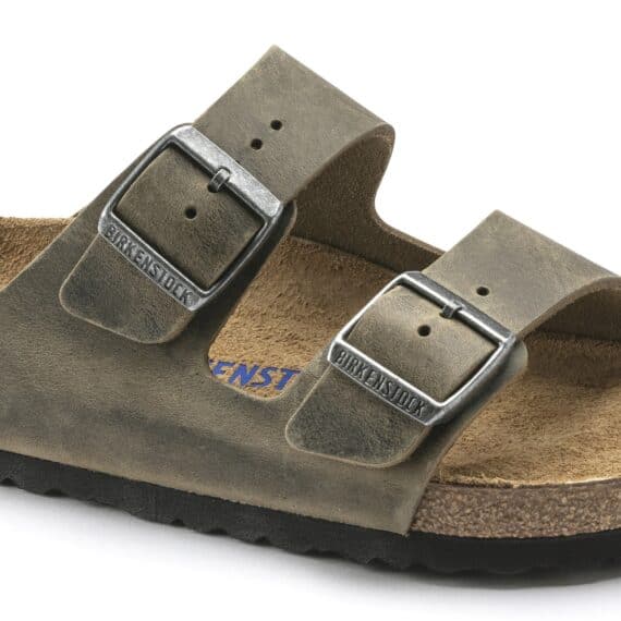 Birkenstock Arizona Soft Footbed Natural Leather Oiled - Faded Khaki 1019377