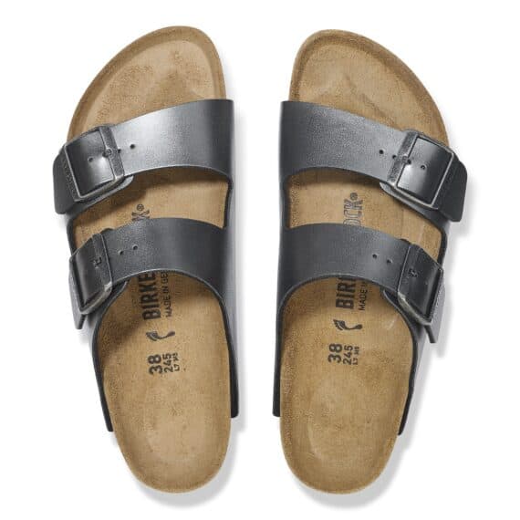 Birkenstock Arizona Birko-Flor - Metallic Black 1029224